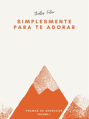 cover image of Simplesmente para te adorar